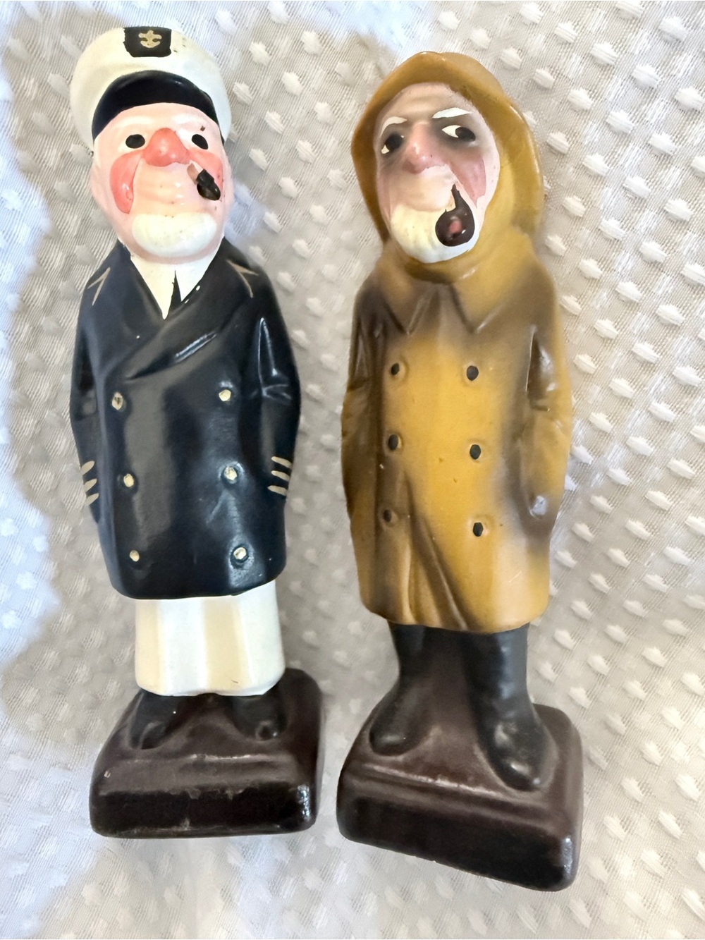 Vintage Old Salty & Cap'n Pepper Salt and Pepper Shakers Made in Japan